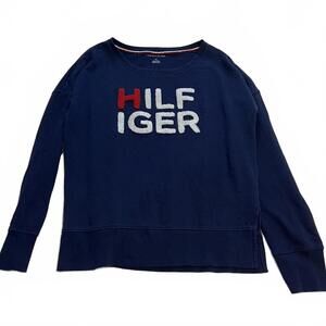 Tommy Hilfiger Spellout Preppy Logo Sweatshirt Women